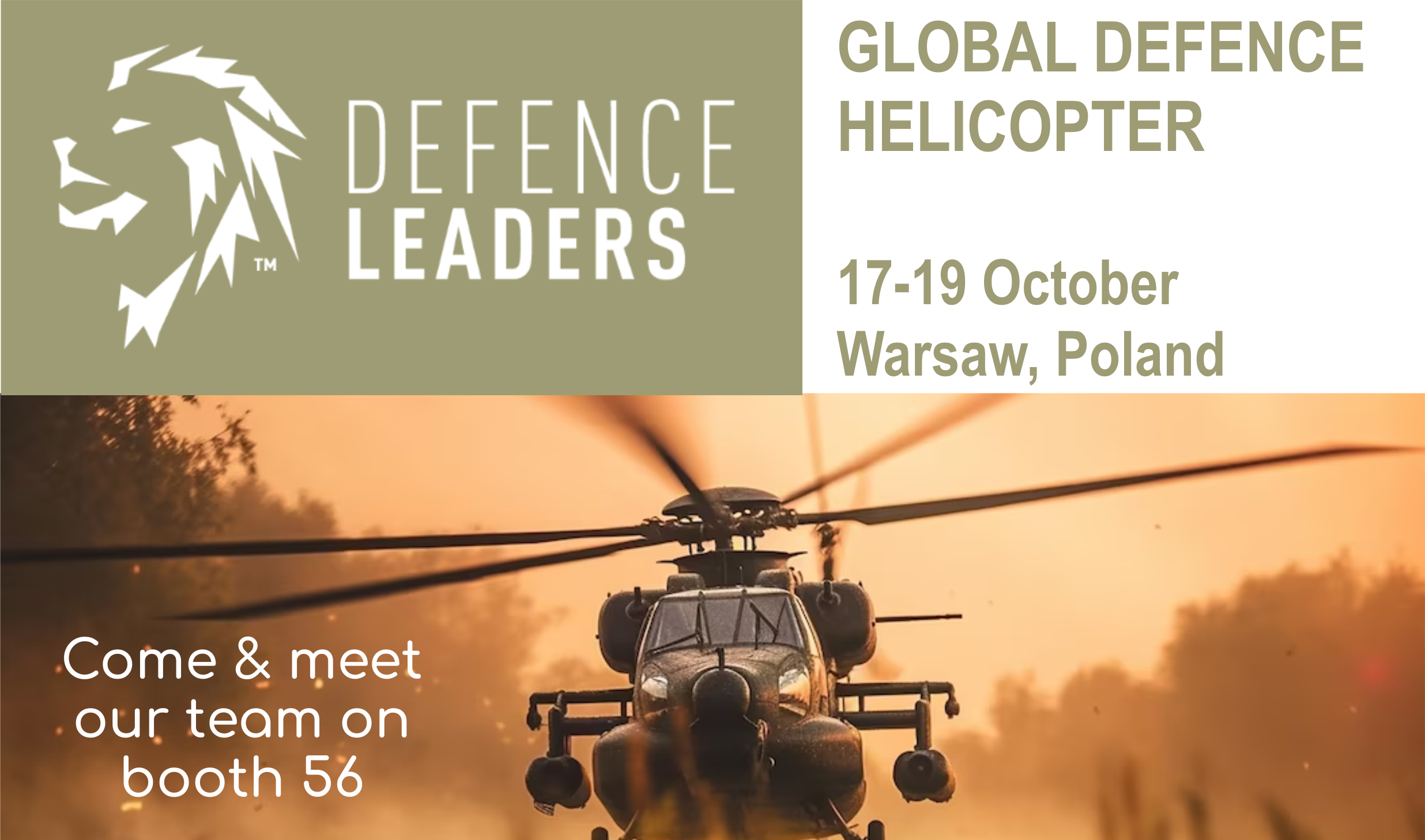 ARESIA sera présent Global Defense Helicopter en Pologne