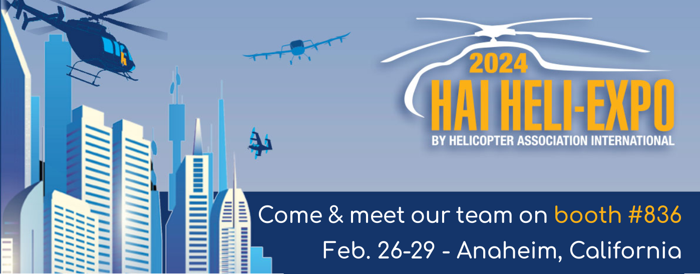Our team is present to HAI HELI-EXPO by Helicopter Association International 